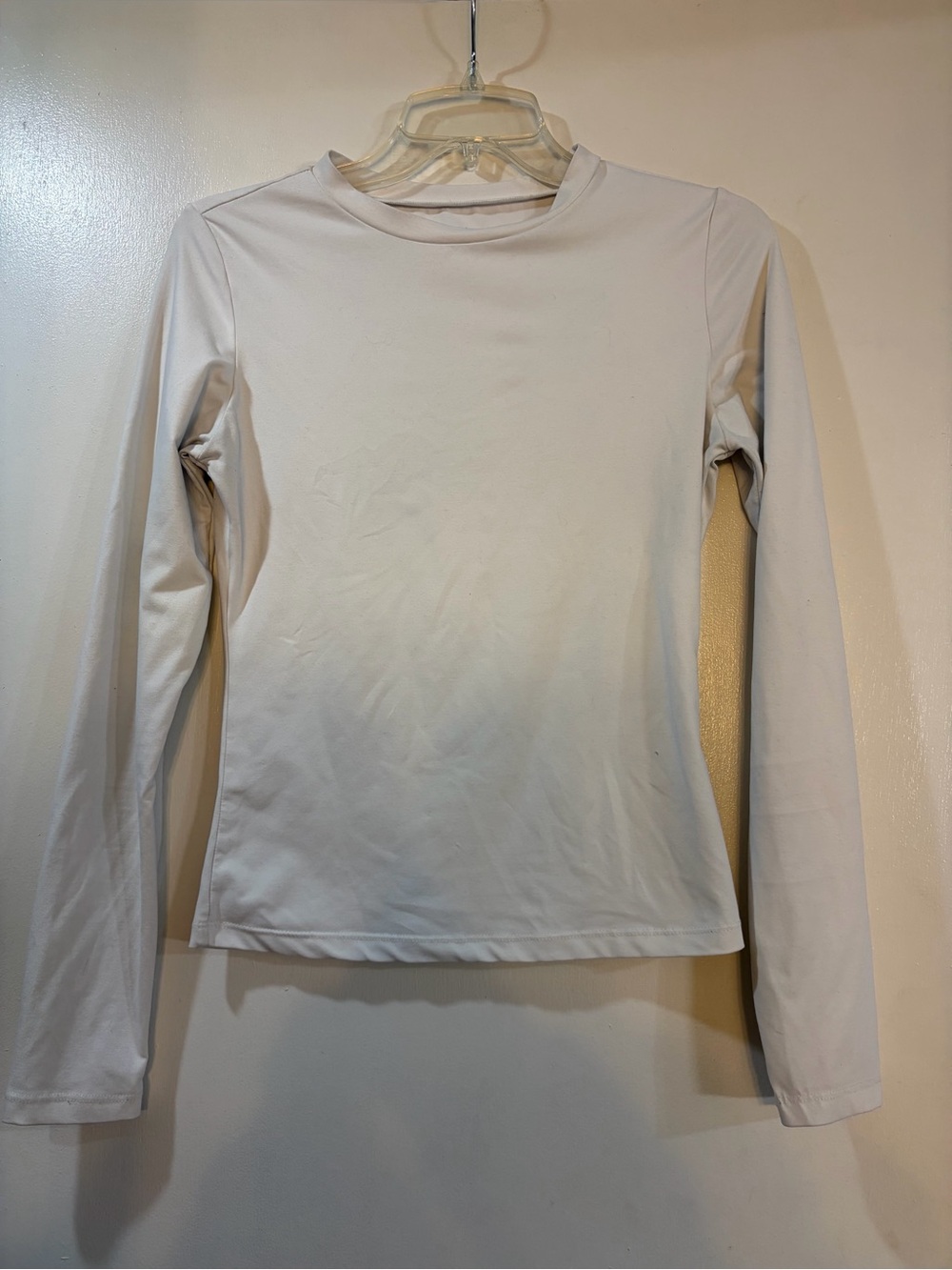 Automet White Long Sleeve Shirt Womens Sz Medium
